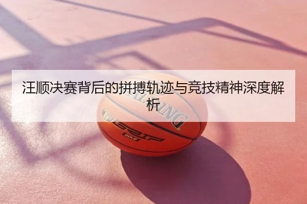 汪顺决赛背后的拼搏轨迹与竞技精神深度解析
